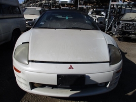 2001 MITSUBISHI ECLIPSE SPYDER GT WHITE 3.0L MT 163784
